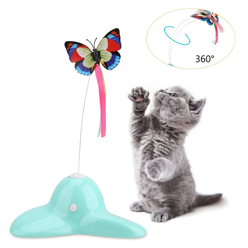 PetFeliz Borboleta Elétrica - gato a brincar
